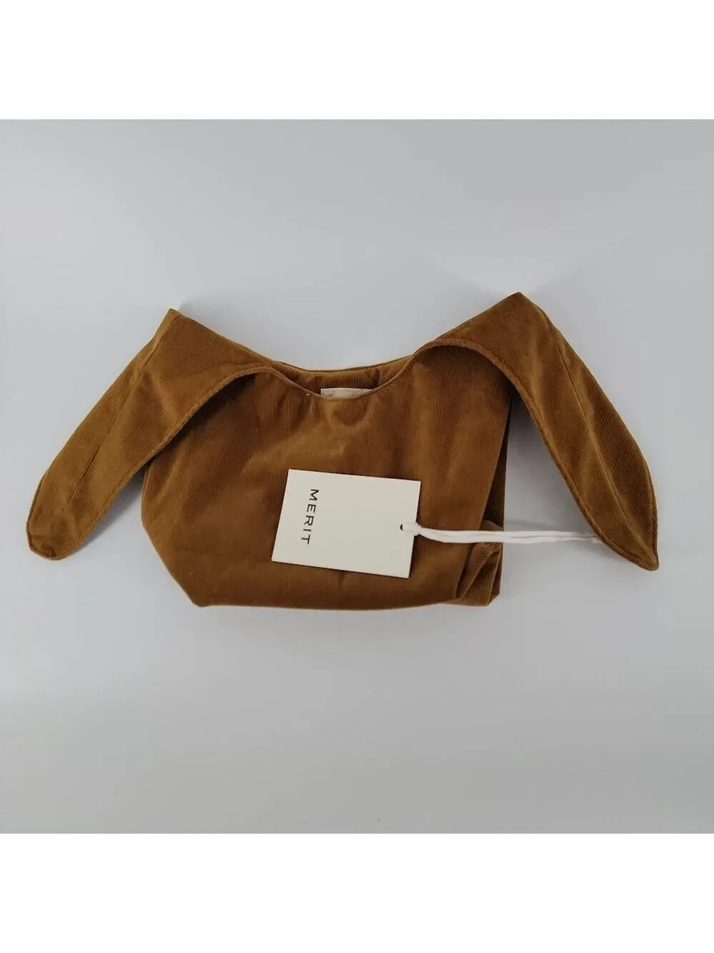 Merit Corduroy Cosmetics Bag | Gold Corduroy | New With Tags